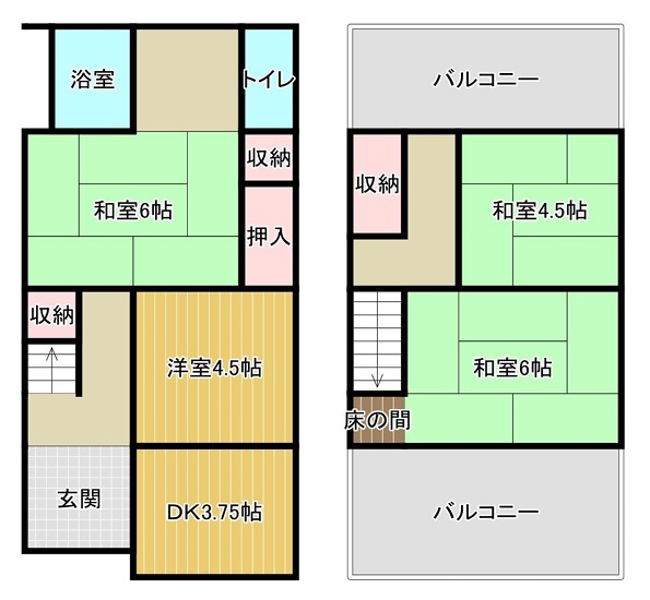 旭町中古テラスハウス