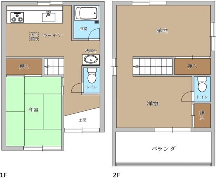 足代北1丁目中古戸建