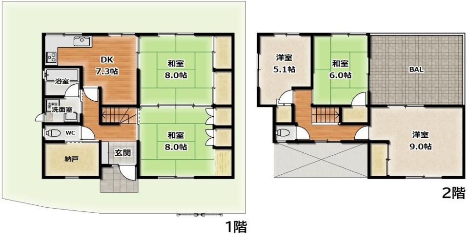 足代２丁目中古戸建