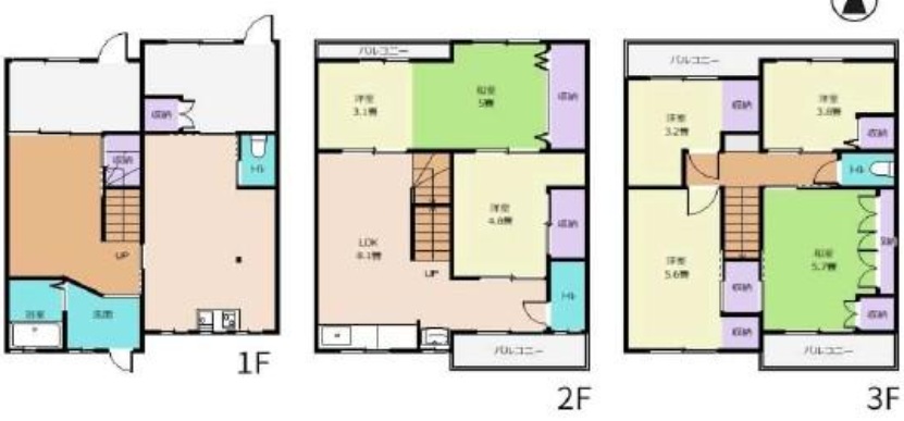 上六万寺町中古テラスハウス