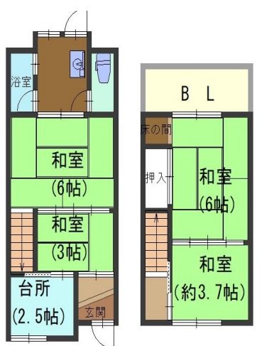 御幸町中古テラス