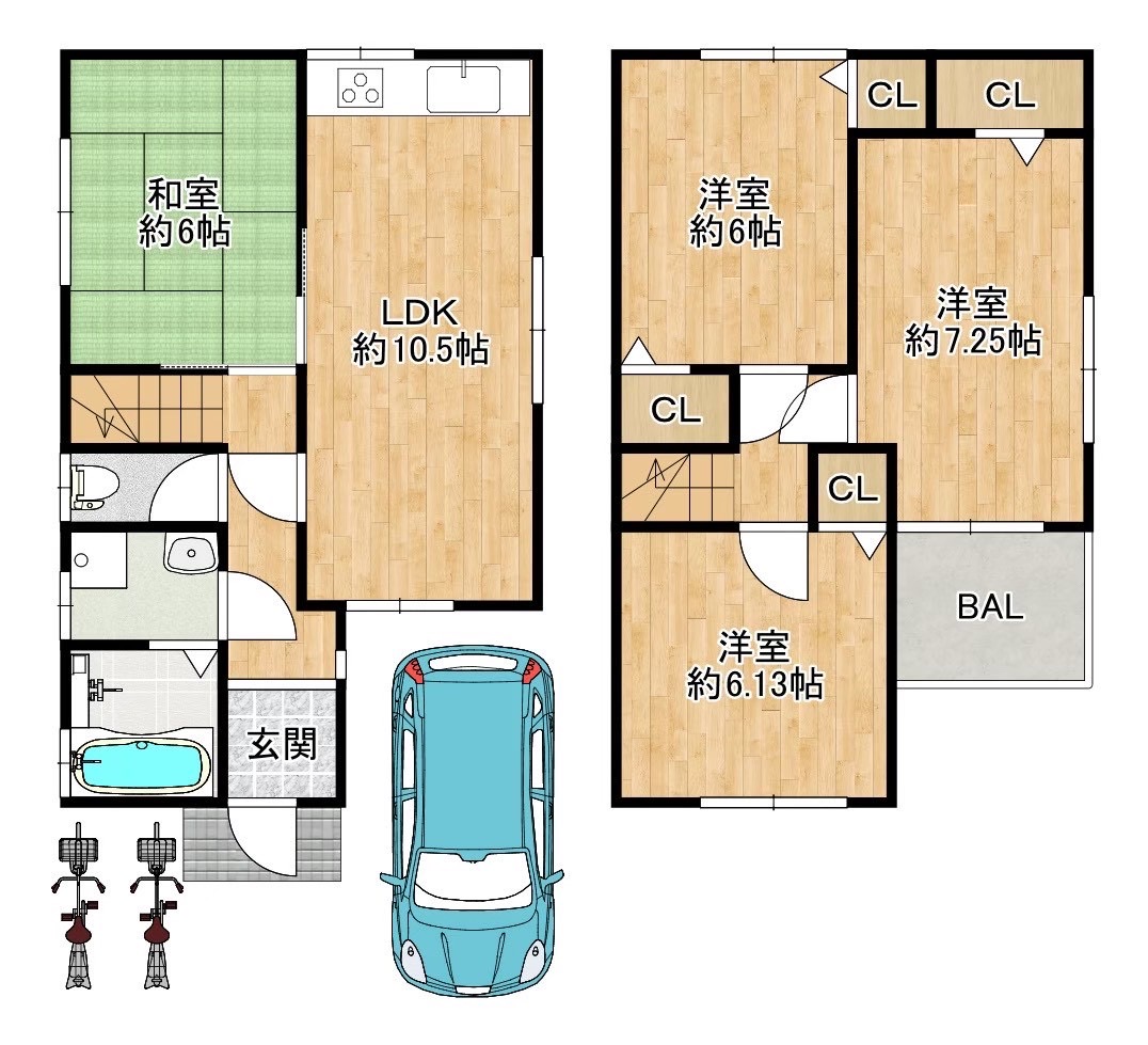 岩田町６丁目中古戸建