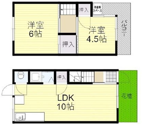 東石切町3丁目中古テラスハウス（オーナーチェンジ物件）